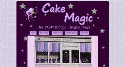 Desktop Screenshot of cakemagic.co.uk